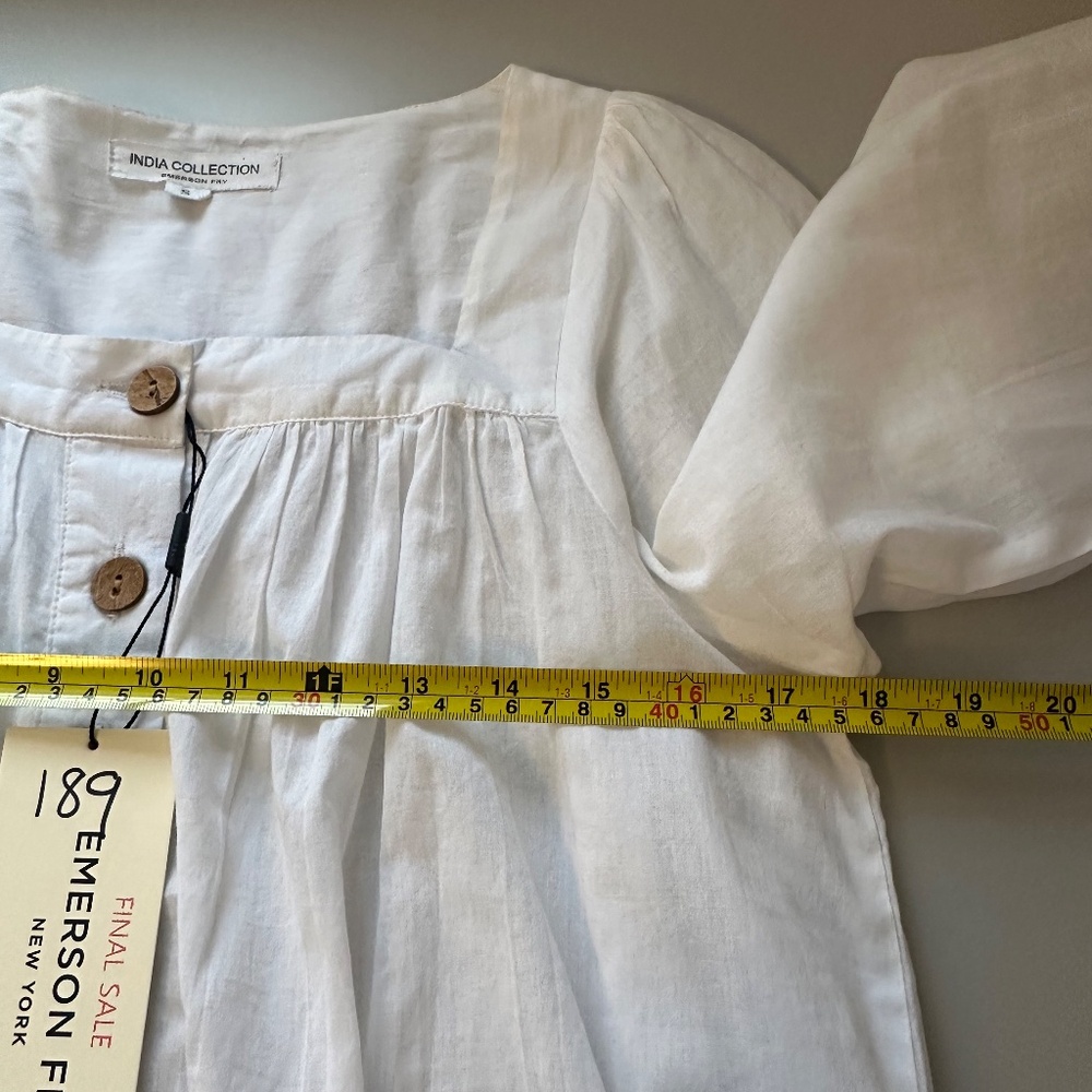 NWT Emerson Fry Laurent Button Front Long Sleeve … - image 8